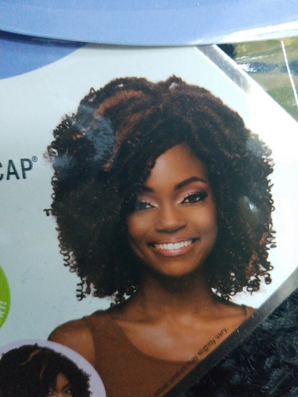 Fox Curly Afro Wig in Dark Brown with Subtle Warm Highlights